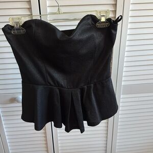 Cute sleeveless peplum top